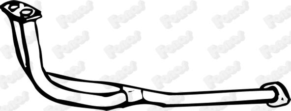 Fonos 14951 - Труба вихлопного газу autocars.com.ua