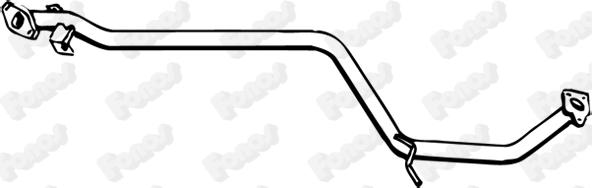 Fonos 15692 - Труба вихлопного газу autocars.com.ua