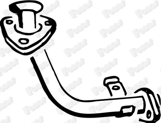 Fonos 16239 - Труба вихлопного газу autocars.com.ua