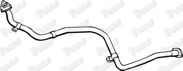 Fonos 16768 - Труба вихлопного газу autocars.com.ua