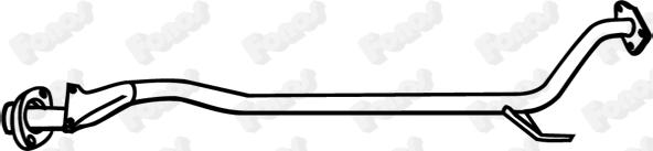 Fonos 18662 - Труба вихлопного газу autocars.com.ua