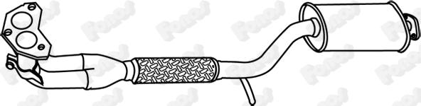 Fonos 18946 - Предглушітель вихлопних газів autocars.com.ua