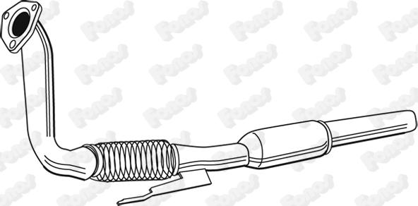 Fonos 19296 - Предглушітель вихлопних газів autocars.com.ua