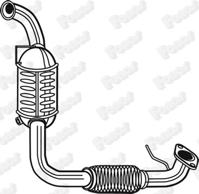 Fonos 28663 - Каталізатор autocars.com.ua