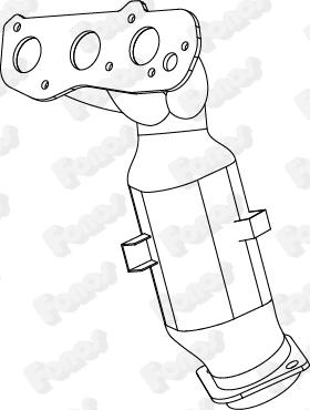 Fonos 28838 - Каталізатор autocars.com.ua