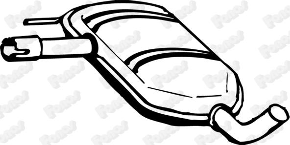 Fonos 616113 - Середній глушник вихлопних газів autocars.com.ua