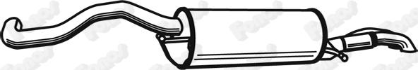 Fonos 616381 - Глушник вихлопних газів кінцевий autocars.com.ua