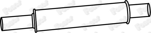 Fonos 616681 - Предглушітель вихлопних газів autocars.com.ua