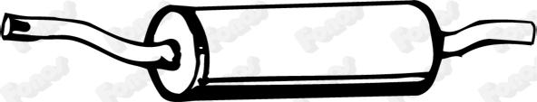 Fonos 616755 - Глушник вихлопних газів кінцевий autocars.com.ua