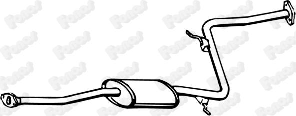 Fonos 620771 - Середній глушник вихлопних газів autocars.com.ua