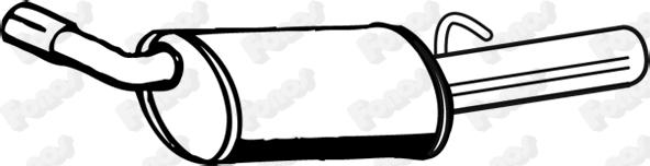 Fonos 70311 - Глушник вихлопних газів кінцевий autocars.com.ua