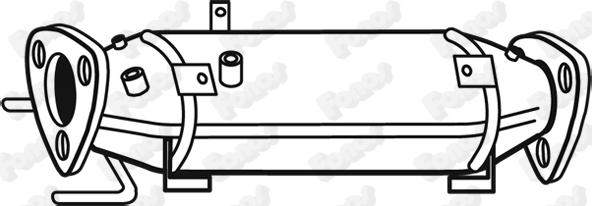 Fonos 73167 - Сажі / частковий фільтр, система вихлопу ОГ autocars.com.ua