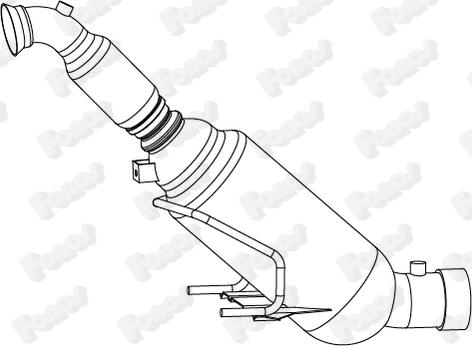 Fonos 73168 - сажі / частковий фільтр, система вихлопу ОГ autocars.com.ua