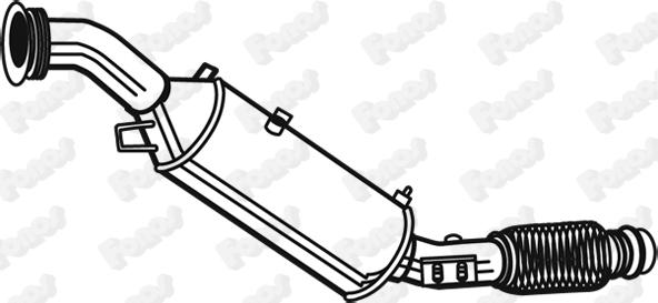 Fonos 93193 - Сажі / частковий фільтр, система вихлопу ОГ autocars.com.ua