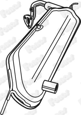 Fonos 73332 - сажі / частковий фільтр, система вихлопу ОГ autocars.com.ua