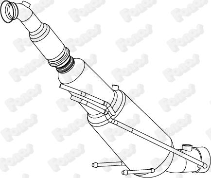 Fonos 73383 - сажі / частковий фільтр, система вихлопу ОГ autocars.com.ua