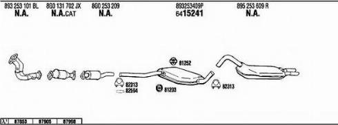 Fonos AD40340 - Система випуску ОГ autocars.com.ua