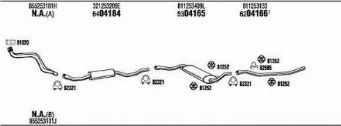 Fonos AD40404B - Система випуску ОГ autocars.com.ua
