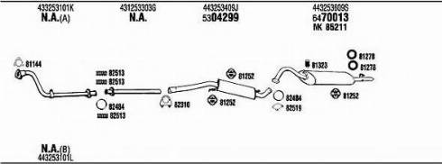Fonos AD62121 - Система випуску ОГ autocars.com.ua