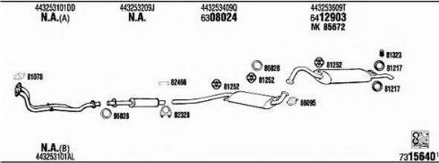 Fonos AD72003 - Система випуску ОГ autocars.com.ua