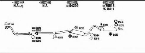 Fonos AD62140 - Система випуску ОГ autocars.com.ua