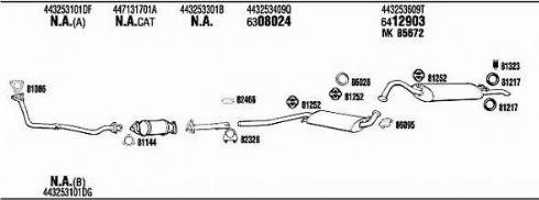 Fonos AD62142 - Система випуску ОГ autocars.com.ua