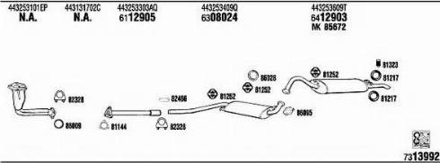 Fonos AD62812 - Система випуску ОГ autocars.com.ua