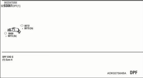 Fonos ADK027564BA - Система випуску ОГ autocars.com.ua