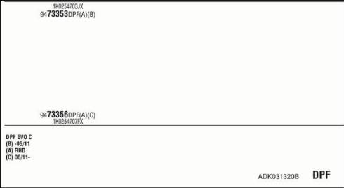 Fonos ADK031320B - Система випуску ОГ autocars.com.ua