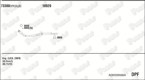 Fonos ADK059566A - Система випуску ОГ autocars.com.ua