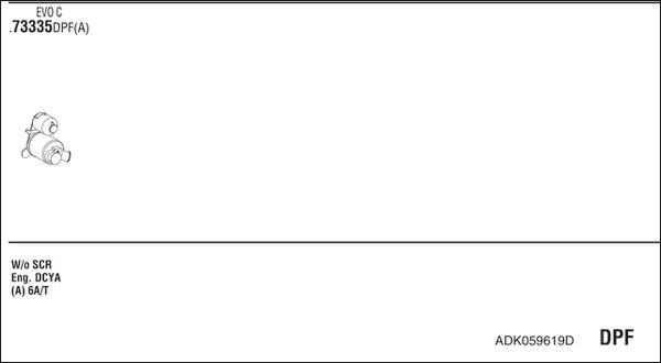 Fonos ADK059619D - Система випуску ОГ autocars.com.ua