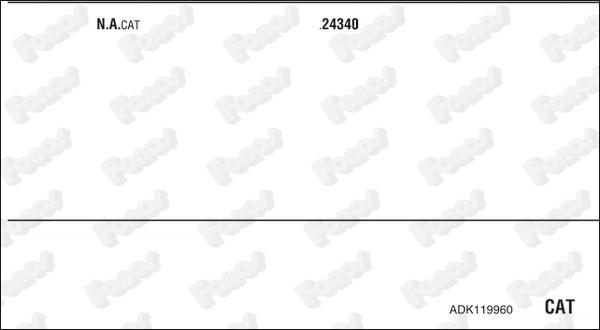 Fonos ADK119960 - Система випуску ОГ autocars.com.ua