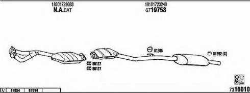 Fonos BW31807 - Система випуску ОГ autocars.com.ua