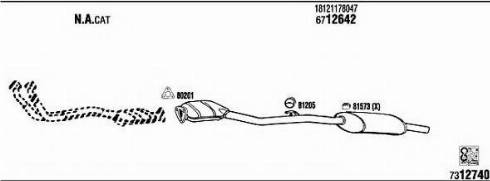 Fonos BW32501 - Система випуску ОГ autocars.com.ua