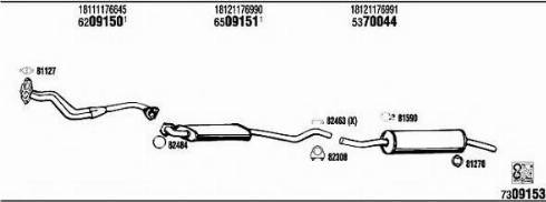 Fonos BW40108A - Система випуску ОГ autocars.com.ua