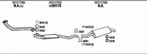 Fonos BW50118 - Система випуску ОГ autocars.com.ua