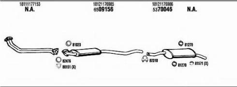 Fonos BW51820 - Система випуску ОГ autocars.com.ua