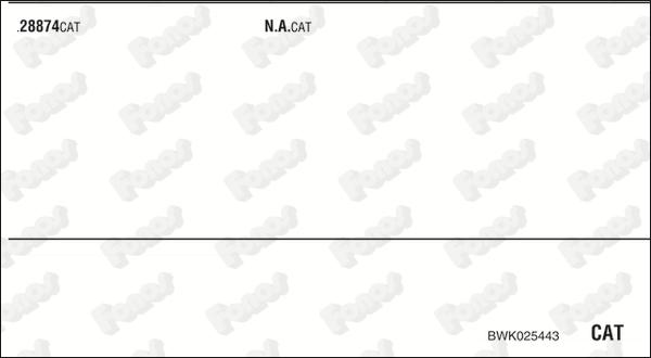 Fonos BWK025443 - Система випуску ОГ autocars.com.ua