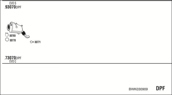 Fonos BWK030909 - Система випуску ОГ autocars.com.ua