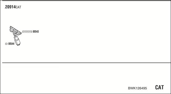 Fonos BWK126495 - Система випуску ОГ autocars.com.ua