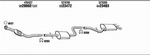 Fonos CH60001 - Система випуску ОГ autocars.com.ua