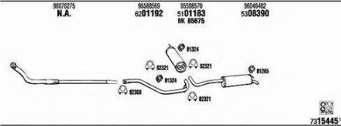 Fonos CI61021A - Система випуску ОГ autocars.com.ua