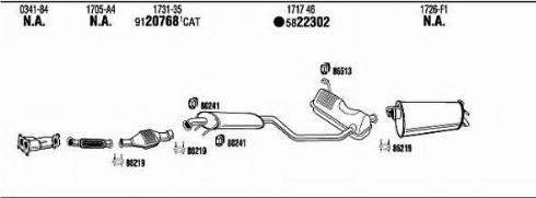 Fonos CI78037 - Система випуску ОГ autocars.com.ua