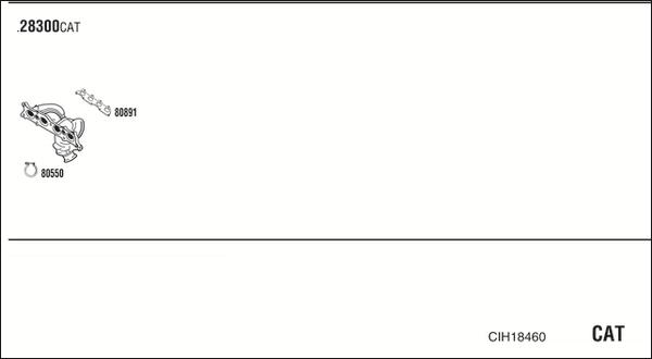 Fonos CIH18460 - Система випуску ОГ autocars.com.ua