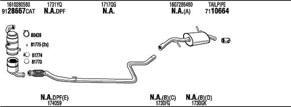 Fonos CIK033395A - Система випуску ОГ autocars.com.ua