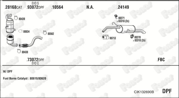 Fonos CIK132690B - Система випуску ОГ autocars.com.ua