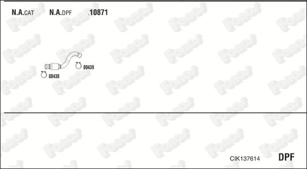 Fonos CIK137614 - Система випуску ОГ autocars.com.ua