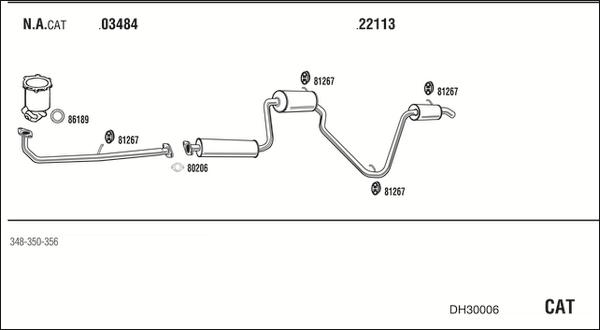 Fonos DH30006 - Система випуску ОГ autocars.com.ua