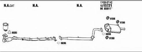 Fonos DH40004 - Система випуску ОГ autocars.com.ua
