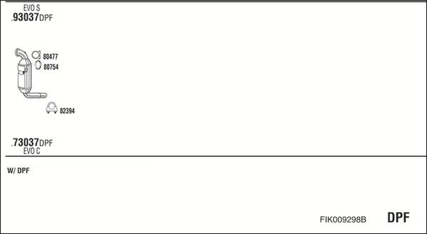 Fonos FIK009298B - Система випуску ОГ autocars.com.ua